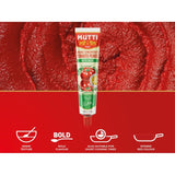 Mutti tomato puree double concentrate with basil (British brand)