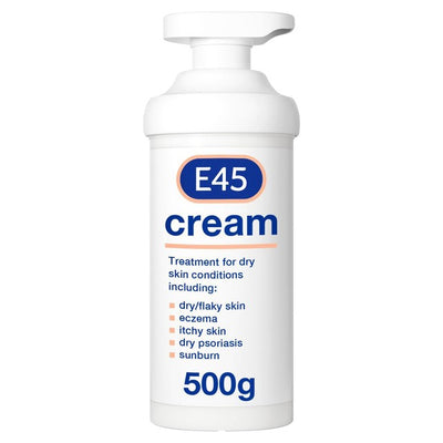 M&S E45 Moisturiser Body Cream Dry Skin and Eczema Relief 500g- Buy online at McGrocer