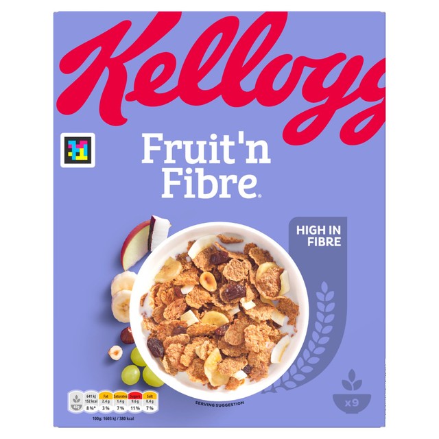 Kellogg's Fruit 'n Fibre cereal 375g, UK version
