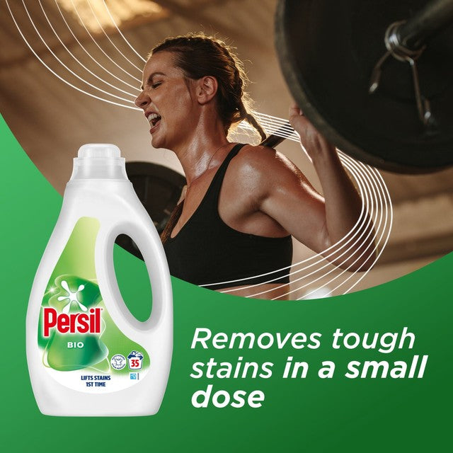 Persil Bio liquid laundry detergent 945ml, imported from the UK