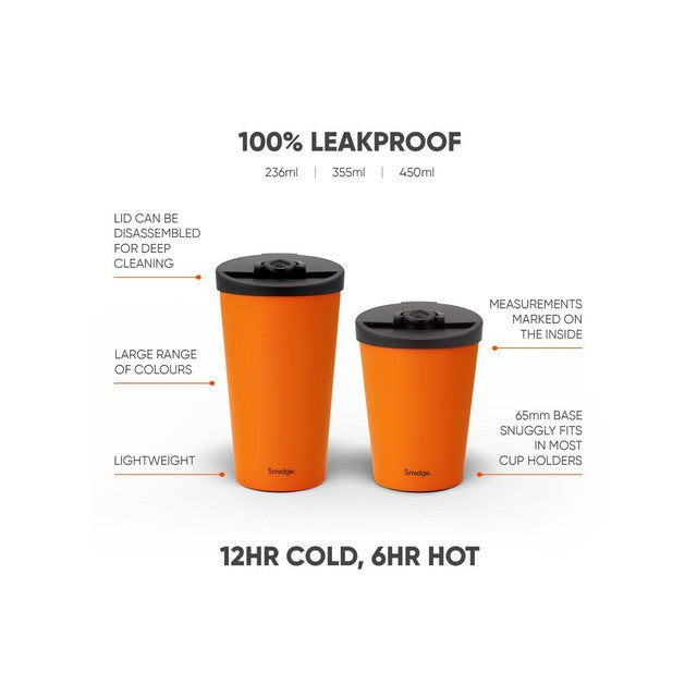 Smidge travel cup Citrus 355ml (British brand)