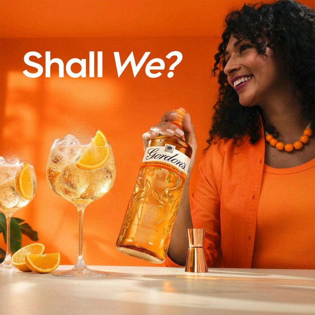 Gordon's Mediterranean Orange Distilled Gin 70cl - British product