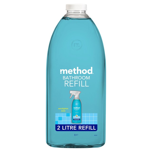 Method bathroom cleaner eucalyptus mint refill 2L, imported from the UK