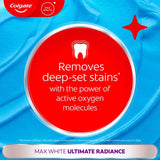 Colgate Max White Ultimate Radiance whitening toothpaste mint 75ml - British product
