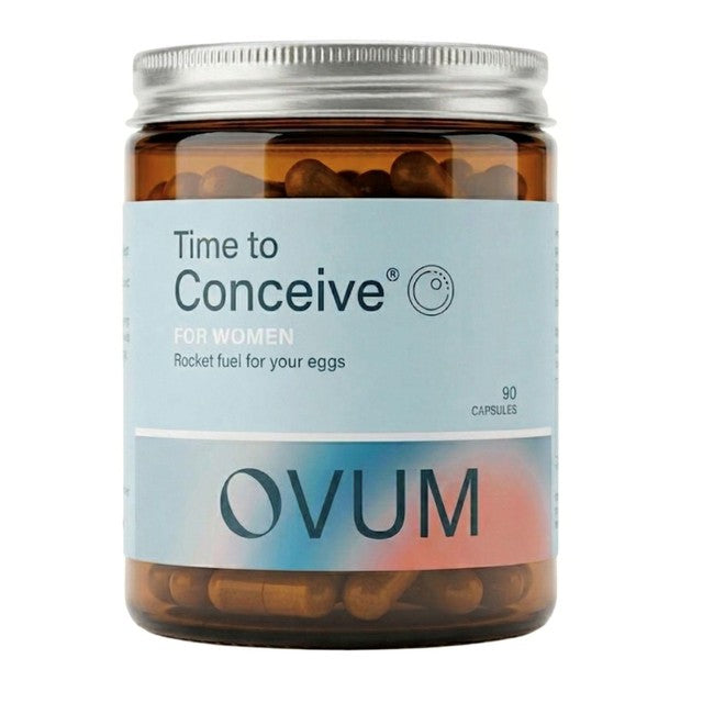 OVUM Time to Conceive fertility supplement capsules, UK version