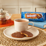 McVitie's Hobnobs milk chocolate biscuits twin pack 2x318g, imported from the UK