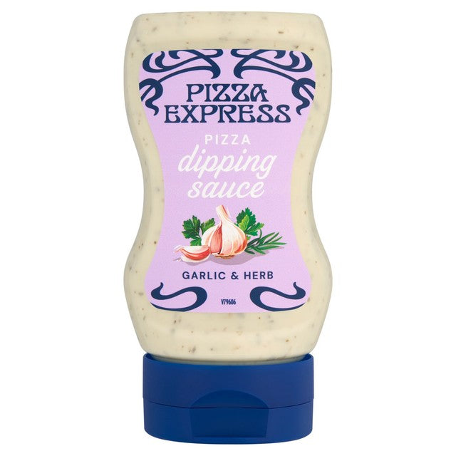 Pizza Express garlic and herb sauce 255g, imported from the UK
