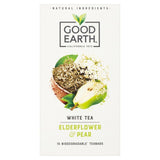 Good Earth white tea elderflower and pear teabags 15 count, UK version