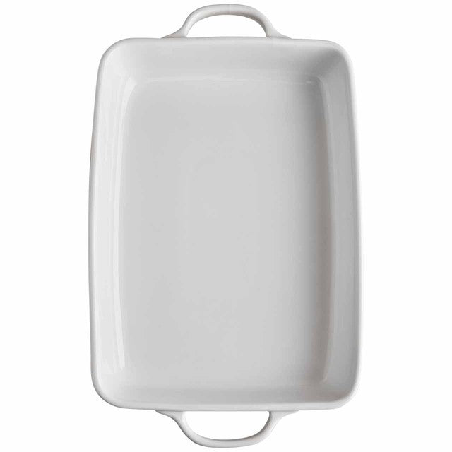 M&S Maxim porcelain roasting dish white, UK version