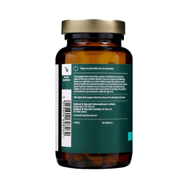 Holland & Barrett High Strength Turmeric supplement 90 capsules, UK version