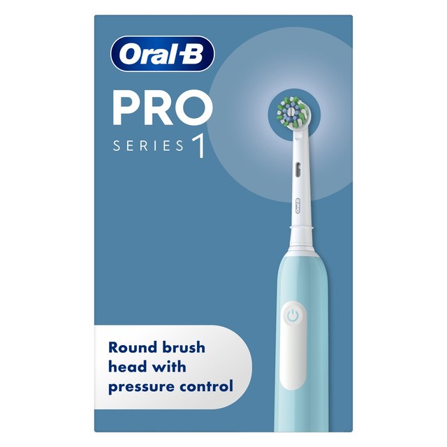 Oral-B Pro 1 Cross Action Blue electric toothbrush, imported from the UK