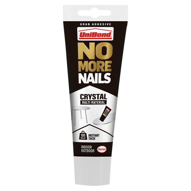 Unibond No More Nails Invisible construction adhesive 184g (British brand)