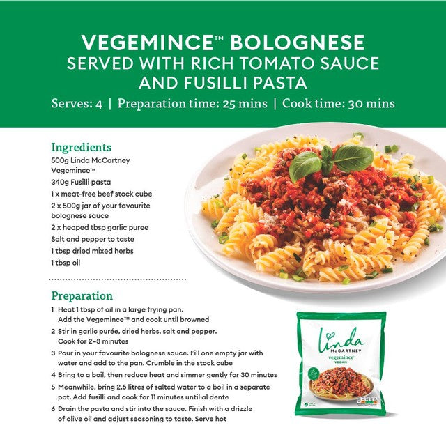 Linda McCartney Vegemince 500g, UK version