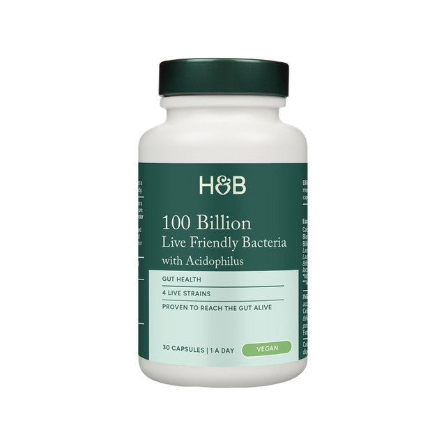 Holland & Barrett 100 billion probiotic supplement, UK version