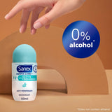 Sanex Derma Care+ Active Freshness antiperspirant roll-on deodorant 50ml (British brand)