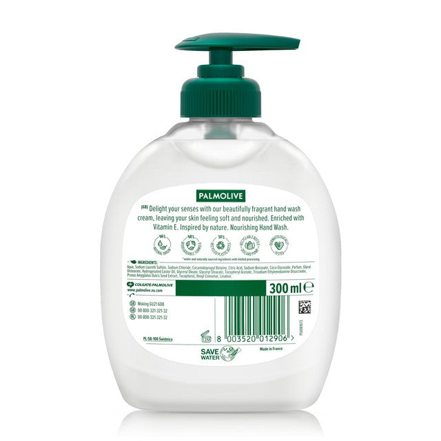 Palmolive Liquid Hand Soap Almond Milk 300ml, imported from the UK