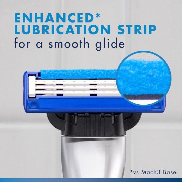 Gillette Mach 3 Turbo razor blades 8-pack, UK version