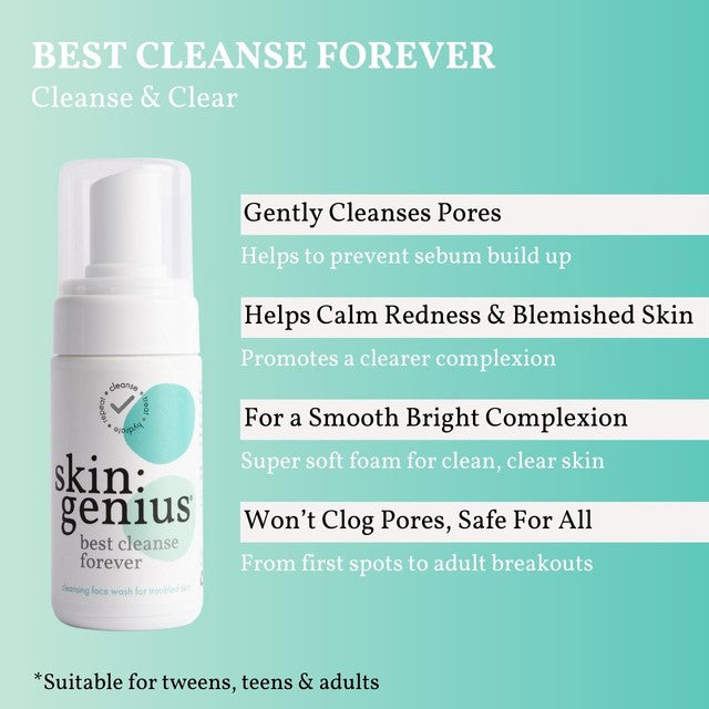 Skin Genius Best Cleanse Forever cleansing face wash, UK version