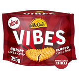 McCain Vibes Firecracker Chilli potato snack 355g, imported from the UK