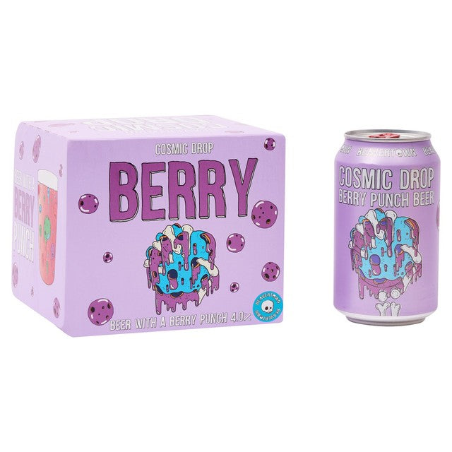 Beavertown Cosmic Drop Berry beer 4x330ml - British product