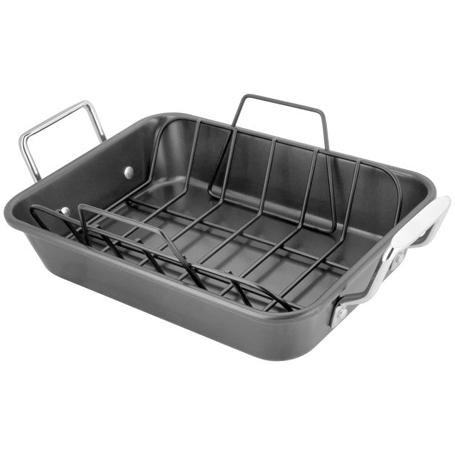 Stellar non-stick roasting pan with rack 35x23cm - British product