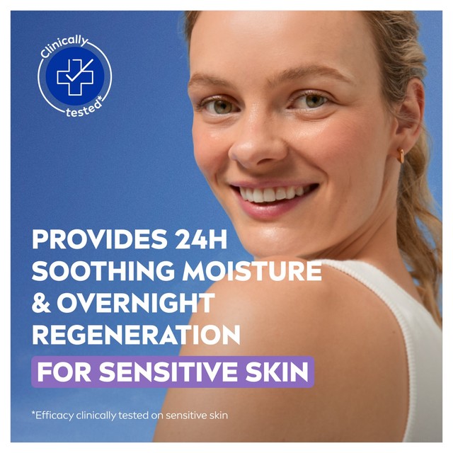 Nivea night cream for sensitive skin 50ml, imported from the UK