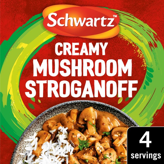 Schwartz Mushroom Stroganoff recipe mix 35g (British brand)