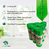 Eco Green Living compostable bin bags 60L - British product