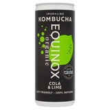 Equinox organic cola and lime kombucha can (British brand)