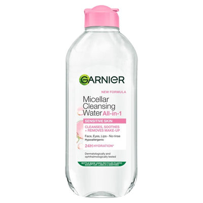 ماء ميسيلار من Garnier لتنظيف البشرة الحساسة 400 مل من M&S - اشتري عبر الإنترنت من McGrocer