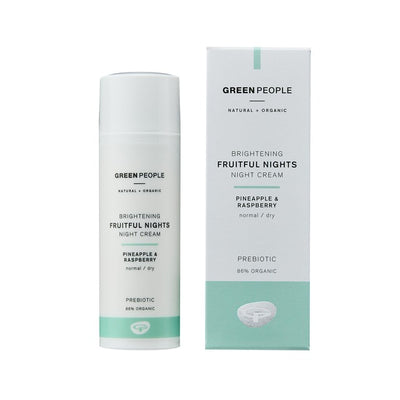 M&S Green People Organic Night Cream Fruitful Nights Vegan 50ml- Buy online at McGrocer
