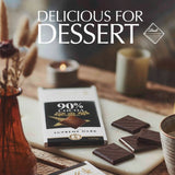 Lindt Excellence Intense Dark 90% Cocoa chocolate bar 100g, UK version