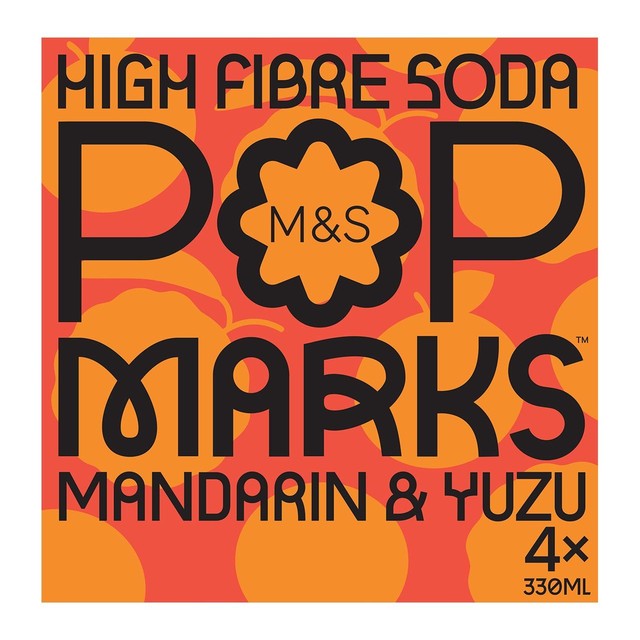 M&S Pop Marks Mandarin and Yuzu Soda can, UK version