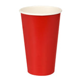 Duni Bio Red Paper Party Cups 500ml, UK version