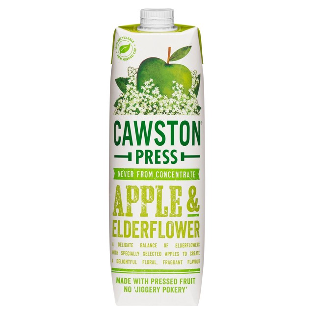 Cawston Press Apple & Elderflower juice 1L - British product