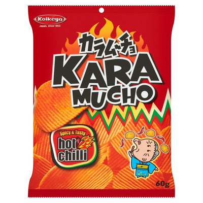 M&S Koikeya Karamucho Hot Chilli Spicy Potato Crisps 60g- Buy online at McGrocer