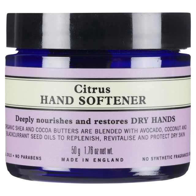 Neal's Yard Remedies Citrus Hand Softener Balm 50g, imported from the UK