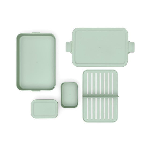Brabantia bento lunch box large jade green - British product