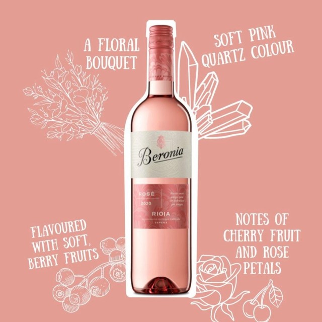 Beronia Rioja Rose 75cl - British product