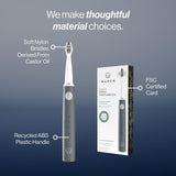 Waken Sonic Toothbrush Graphite Grey (British brand)