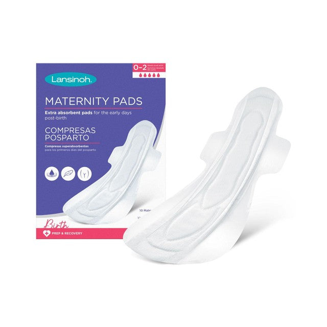 Lansinoh extra absorbent maternity pads 10 pack, UK version