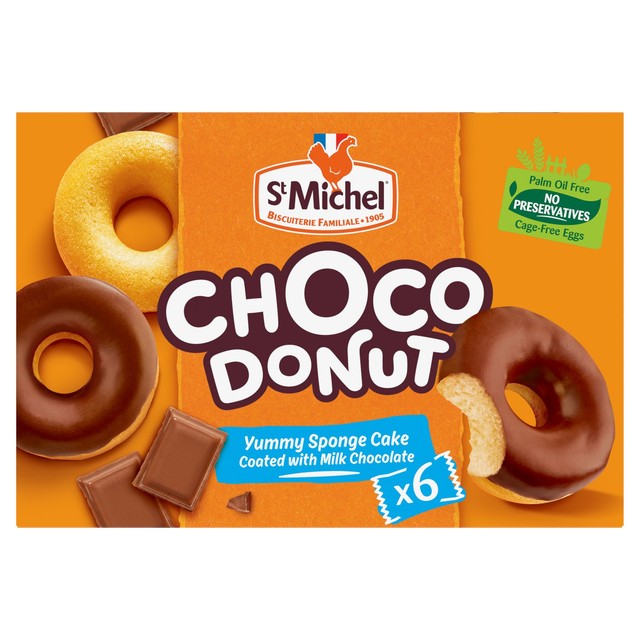 St Michel chocolate coated donuts 180g (British brand)