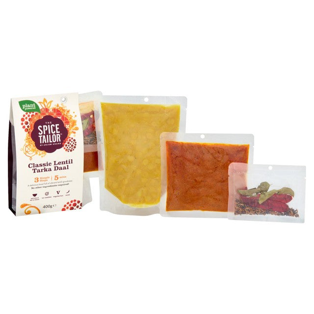 The Spice Tailor Classic Lentil Tarka Daal Curry Meal Kit 400g (British brand)