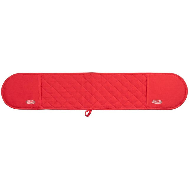 Stellar red double oven mitt 100cm (British brand)