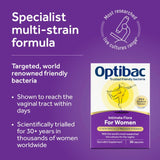 Optibac Probiotics For Women supplement 14 capsules, imported from the UK