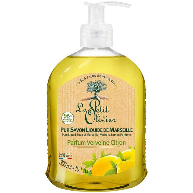 Le Petit Olivier Verbena Lemon liquid soap 300ml, UK version