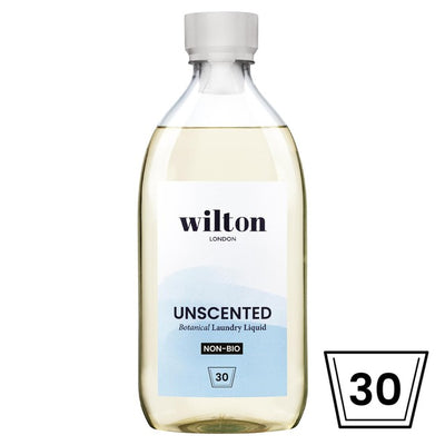 M&S Wilton London Eco Non-bio Laundry Liquid Unscented for Sensitive Skin 1L- Buy online at McGrocer