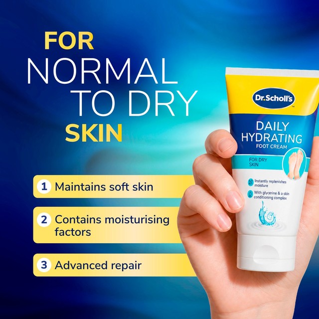Scholl Daily Hydrating foot cream 150ml, British brand