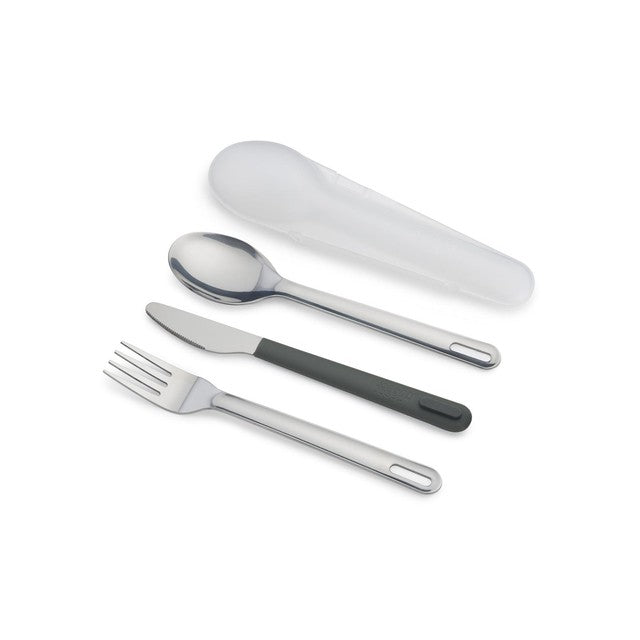 Joseph Joseph Duo Stainless-steel Cutlery Set Grey, UK version