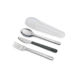 Joseph Joseph Duo Stainless-steel Cutlery Set Grey, UK version